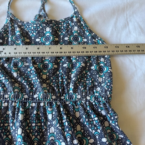 Juicy Couture Girls Sleeveless Aztec Knit Dress Large (10-12) Asymmetrical Hem - Picture 7 of 10